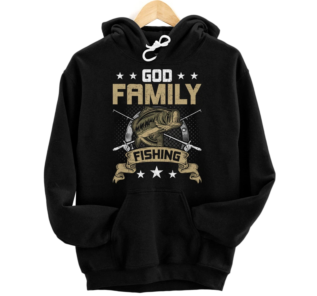 Personalized God Family Fishing Fly Fishing Pullover Hoodie