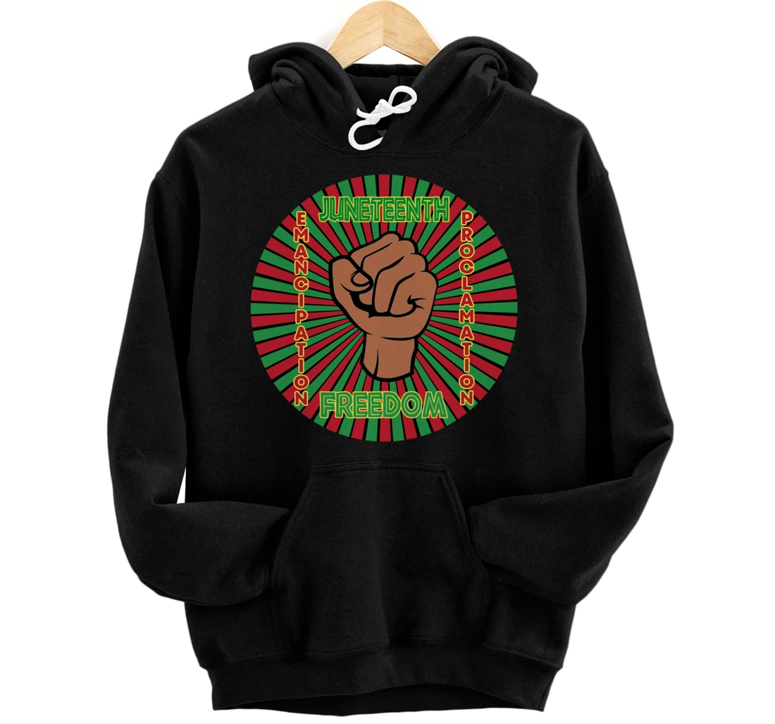 Personalized Juneteenth Emancipation Black Freedom Independence History Pullover Hoodie