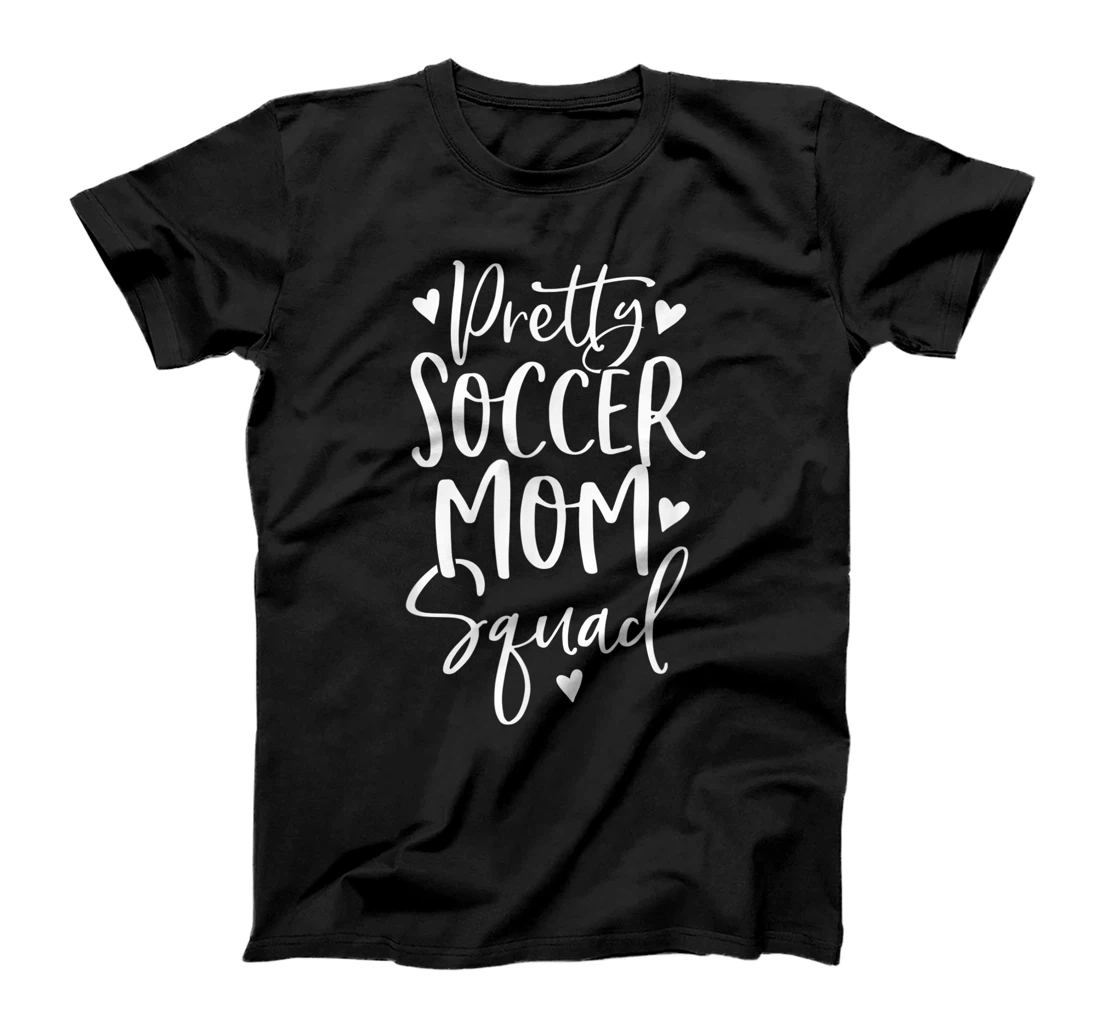 Personalized Pretty Soccer Mom Squad T-Shirt, Women T-Shirt