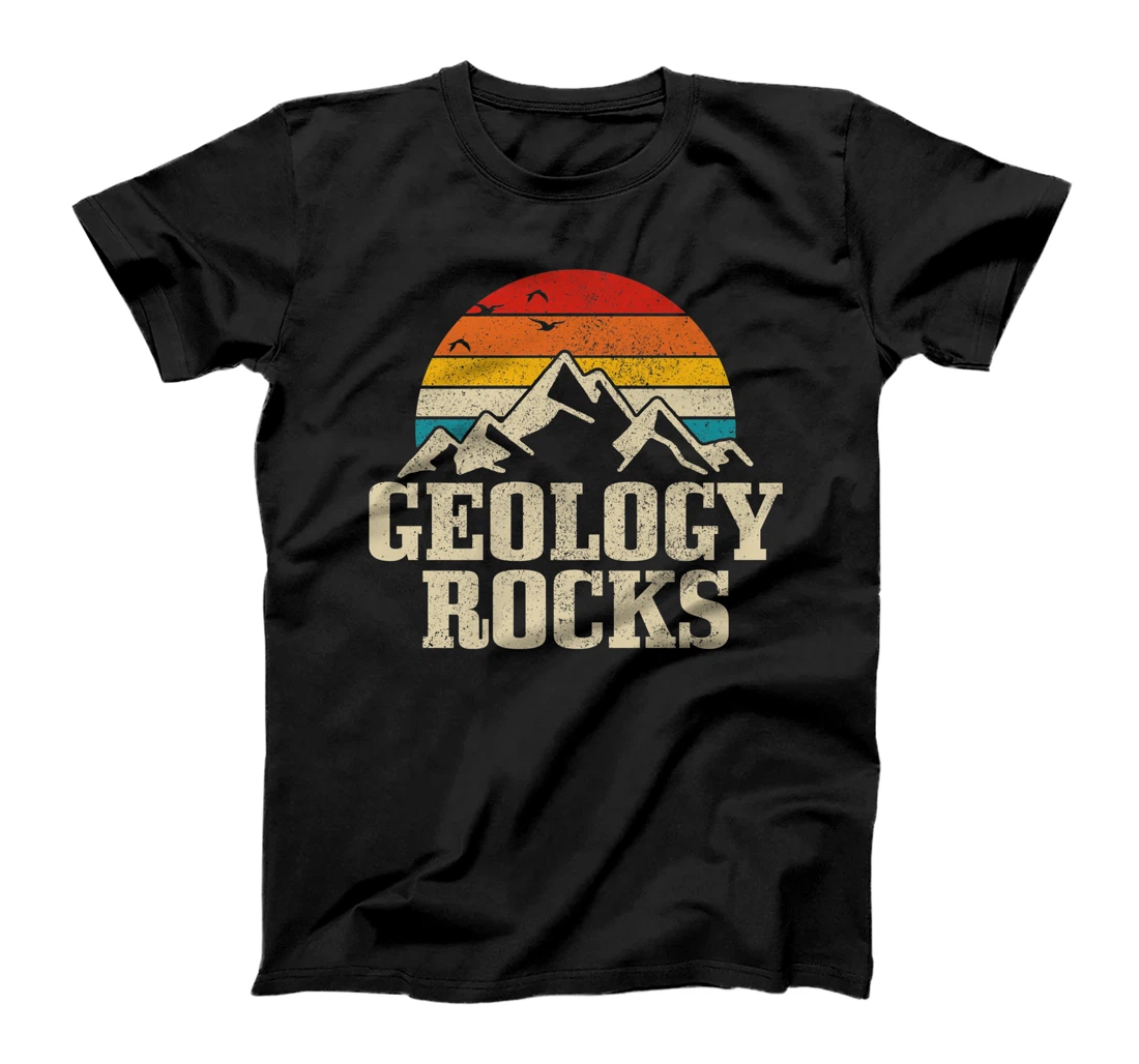 Geology Rocks Mountains Vintage Geologist Funny Premium T-Shirt, Women T-Shirt