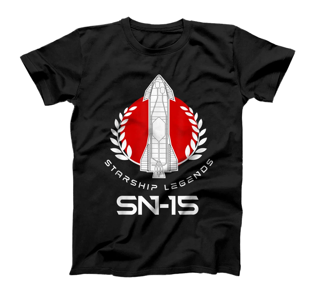 STARSHIP SN15 Mission to Mars Space Rocket X Raptor Legend T-Shirt, Kid T-Shirt and Women T-Shirt