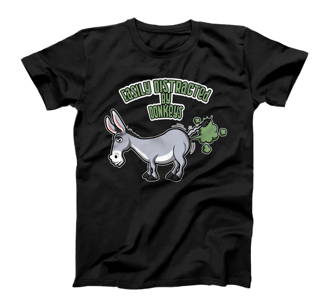 Distracted by Donkeys Cute Baby Donkey T-Shirt