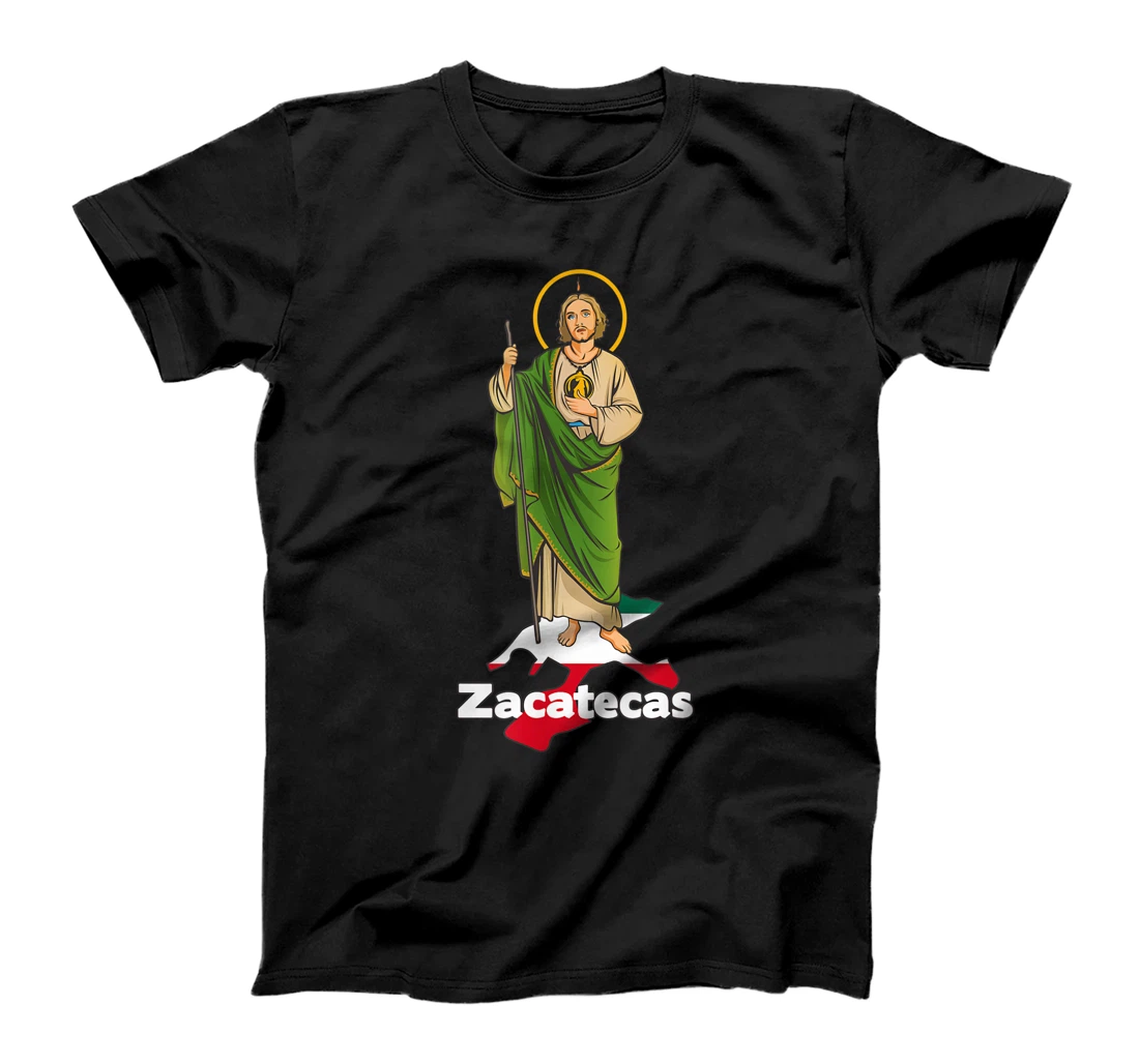 Personalized St Jude with Zacatecas Mexico T-Shirt, Women T-Shirt