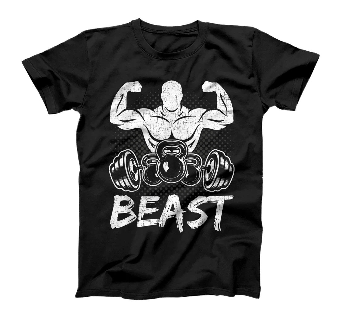 Personalized Beast Bodybuilding Weightlifting Workout T-Shirt, Women T-Shirt