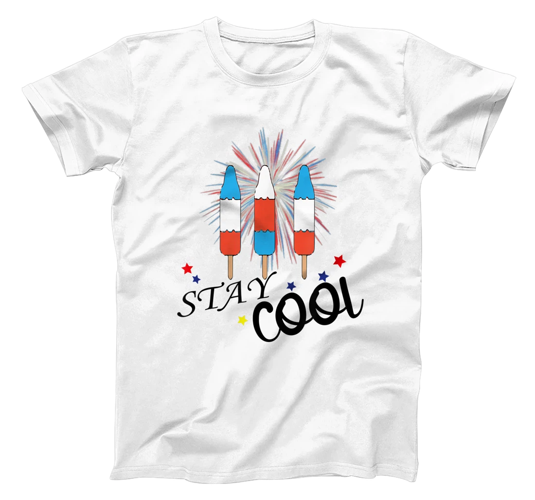 Personalized Stay Cool Popsicle Funny 4th Of July Independence Day T-Shirt, Kid T-Shirt and Women T-Shirt