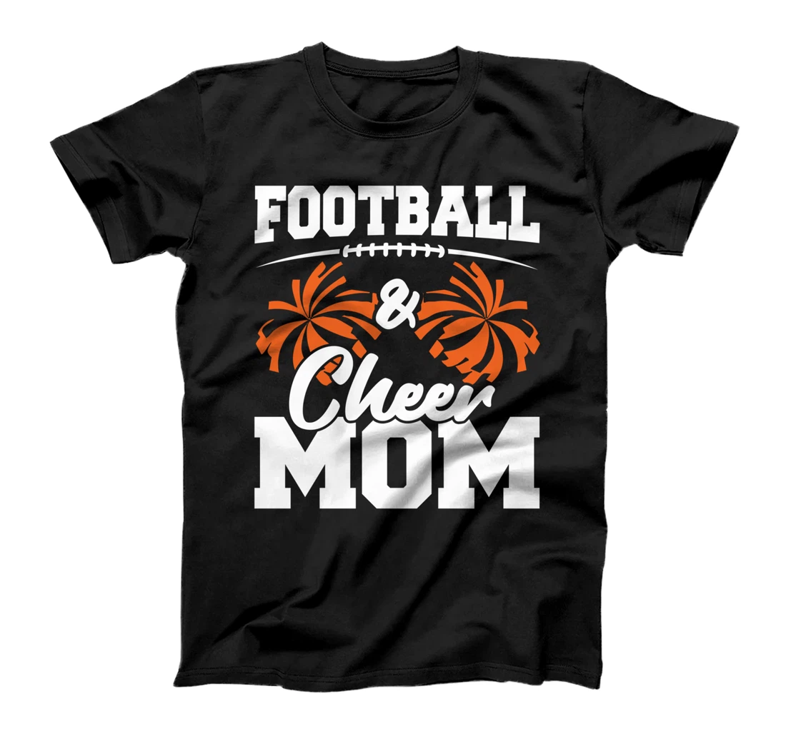 Personalized Sports Mom - High School Sports - Football and Cheer Mom T-Shirt