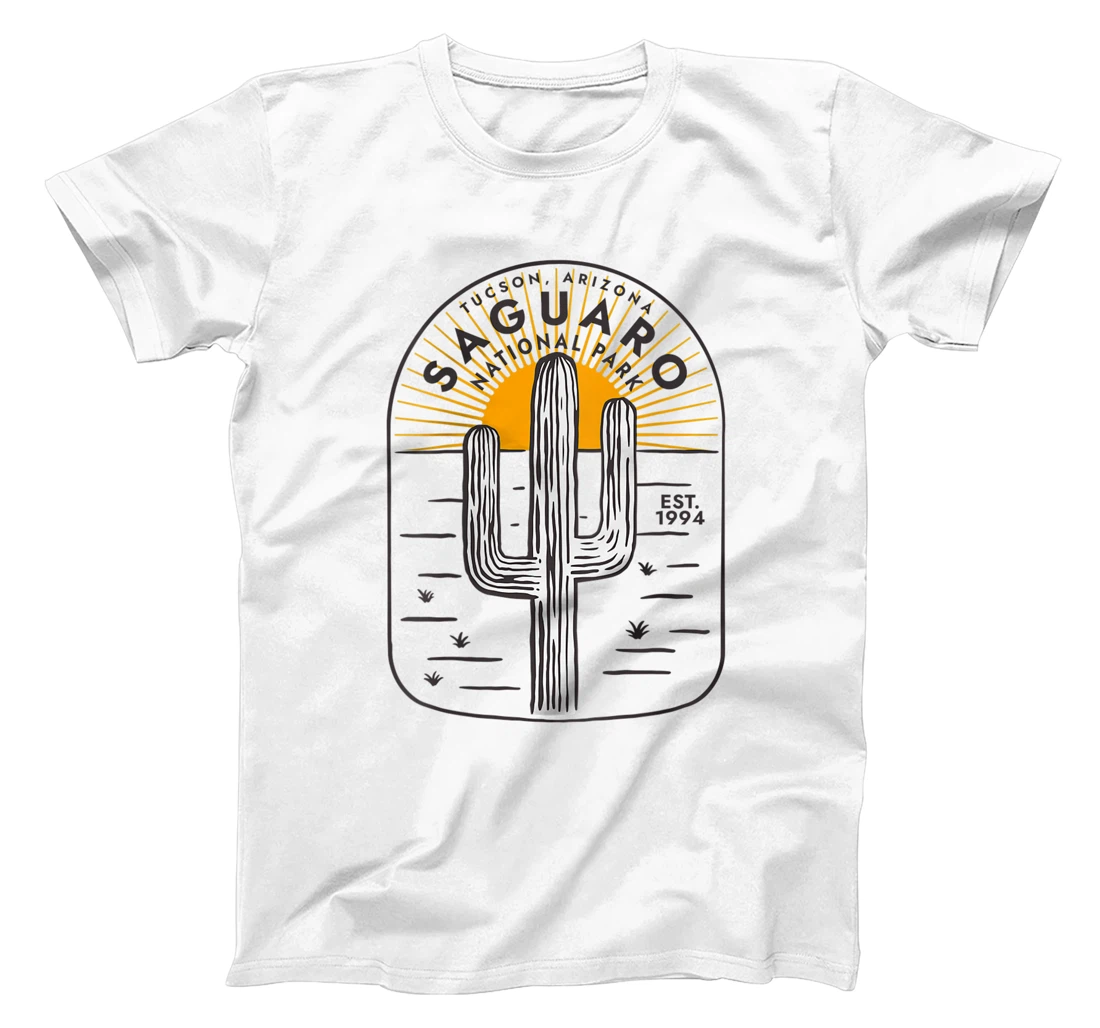 (Back Print) Saguaro National Park Souvenir Tucson AZ Cactus T-Shirt, Kid T-Shirt and Women T-Shirt