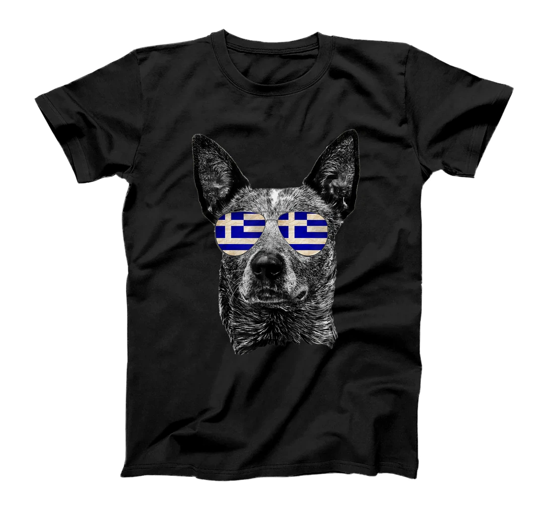 Greece Dog Flag Sunglasses Football Soccer 2021 Lover T-Shirt, Kid T-Shirt and Women T-Shirt