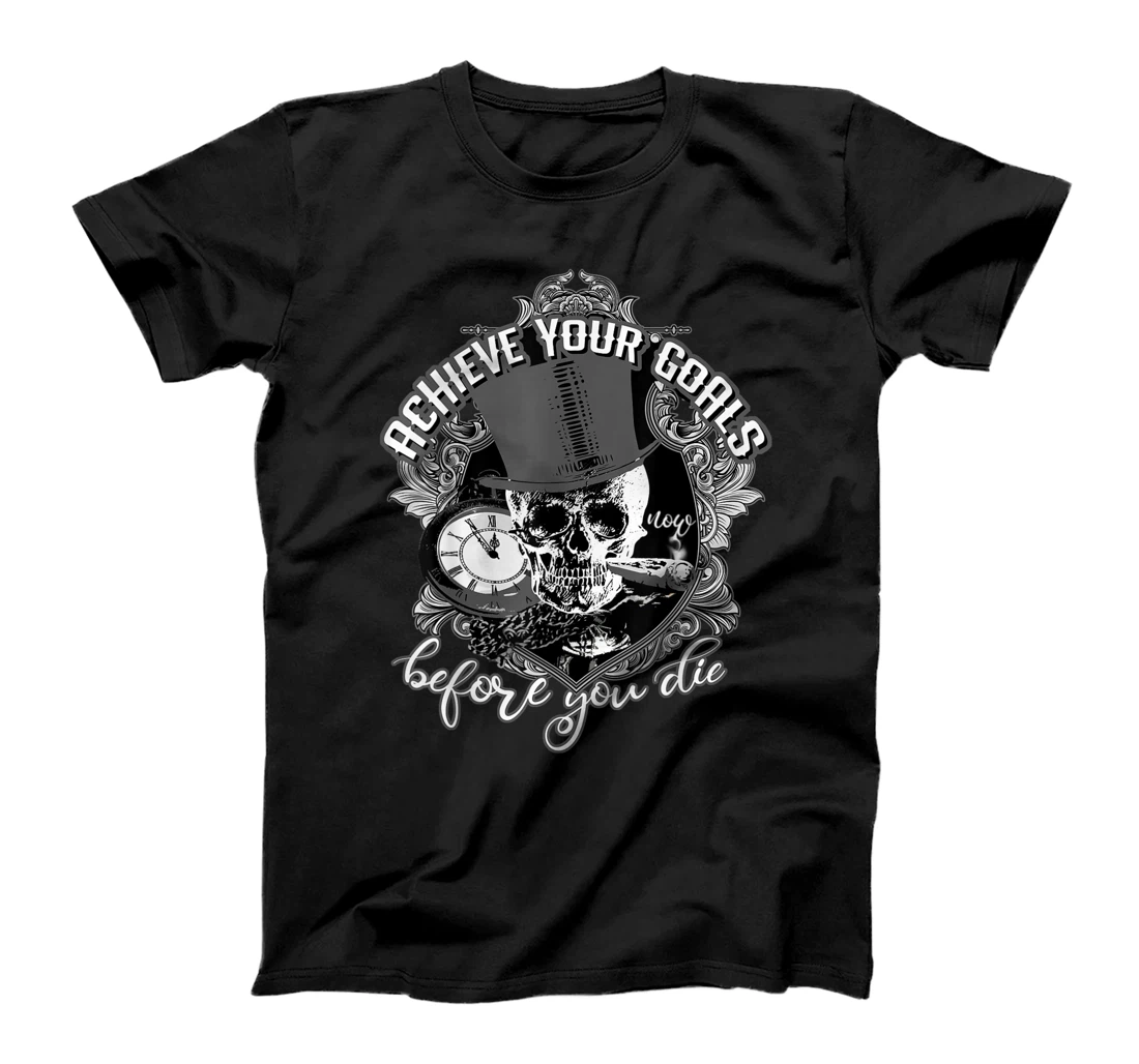 Hustle Skull Goals New Year 5 before 12 noon T-Shirt, Women T-Shirt