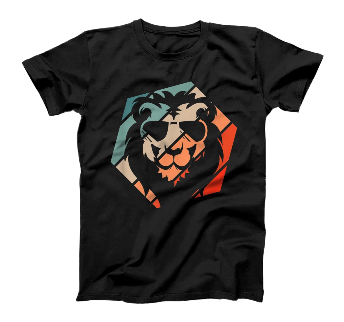 Lion Retro Style Vintage T-Shirt, Kid T-Shirt and Women T-Shirt