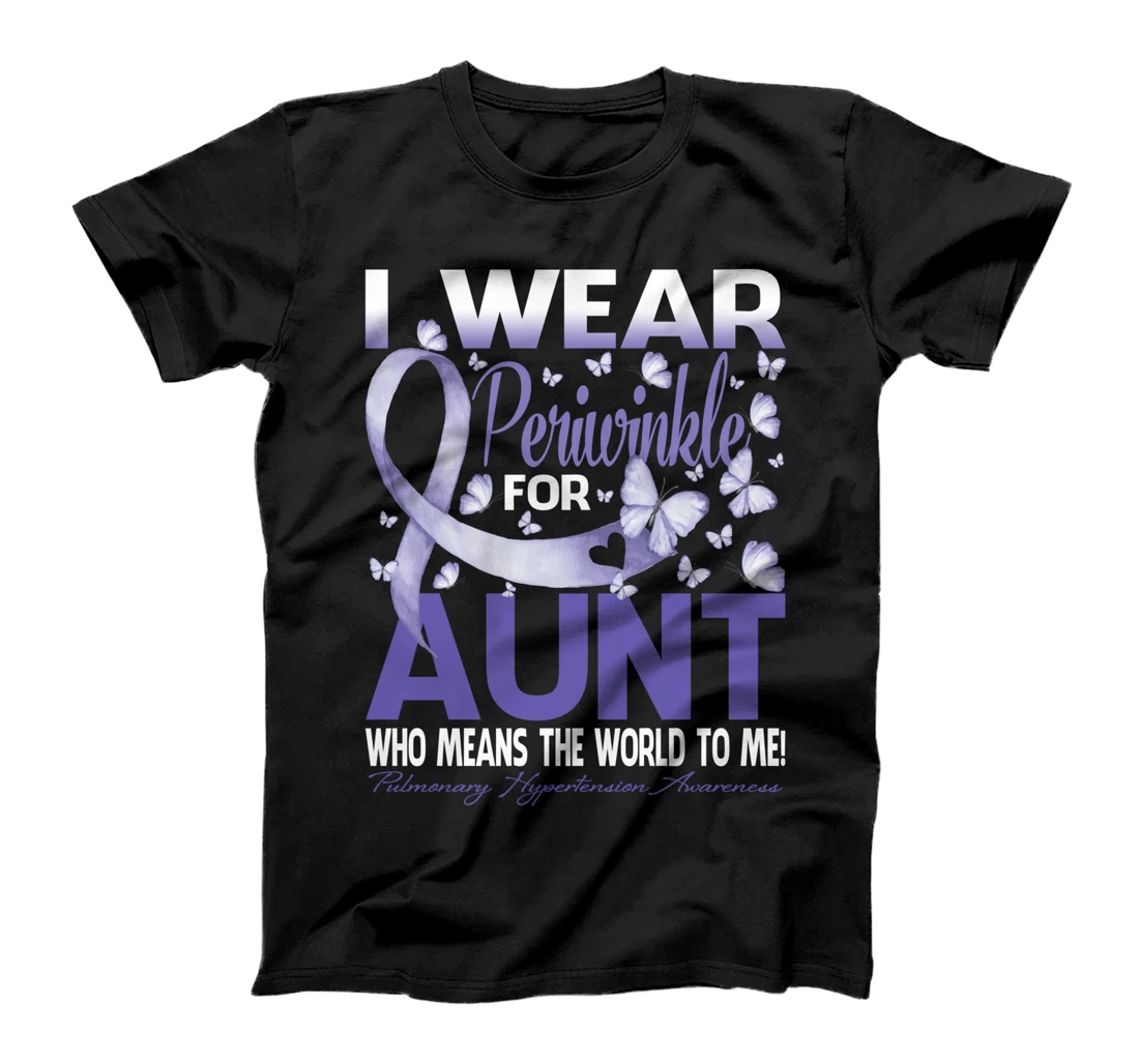 I Wear Periwinkle For My Aunt Pulmonary Hypertension T-Shirt