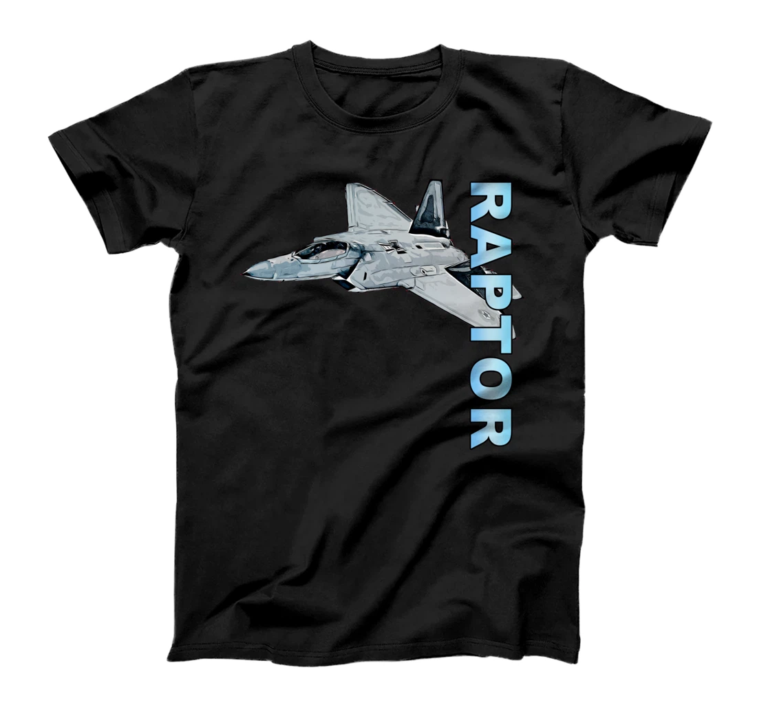 F-22 Raptor Jet Fighter USAF Airplane Aircraft Plane T-Shirt