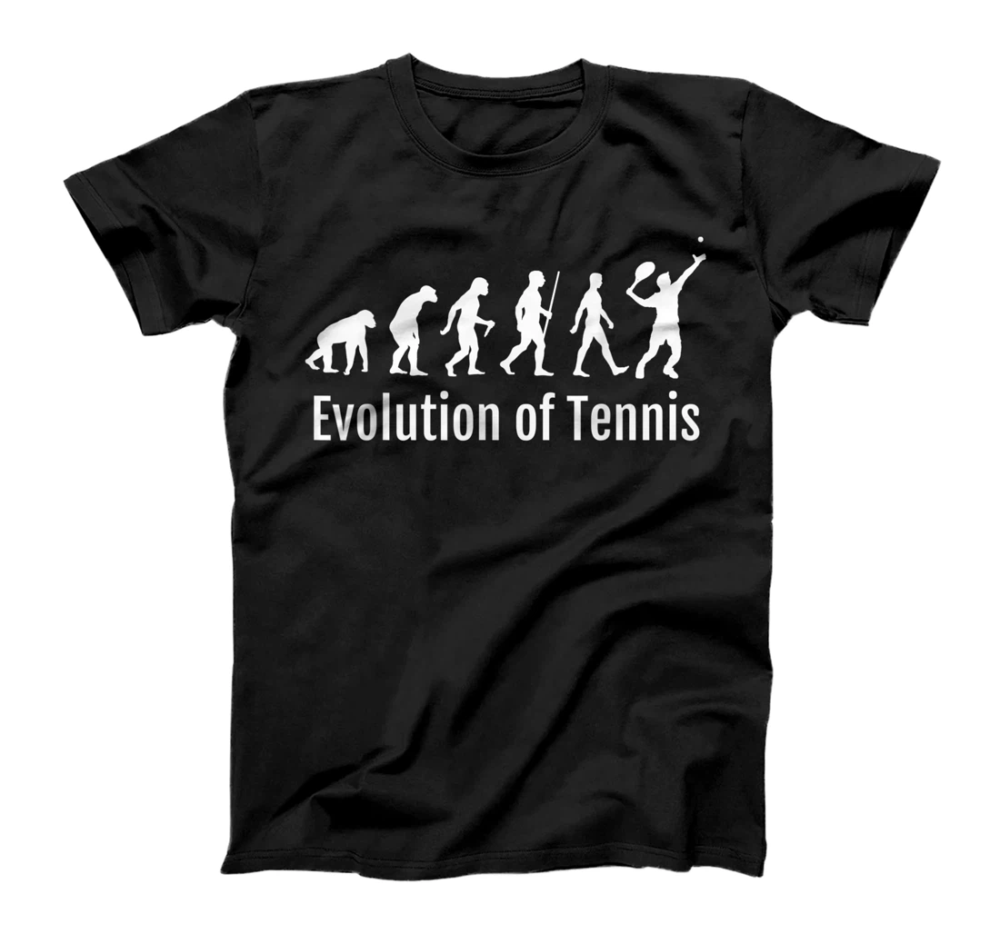 Evolution Of Tennis Humorous Sports T-Shirt, Kid T-Shirt and Women T-Shirt