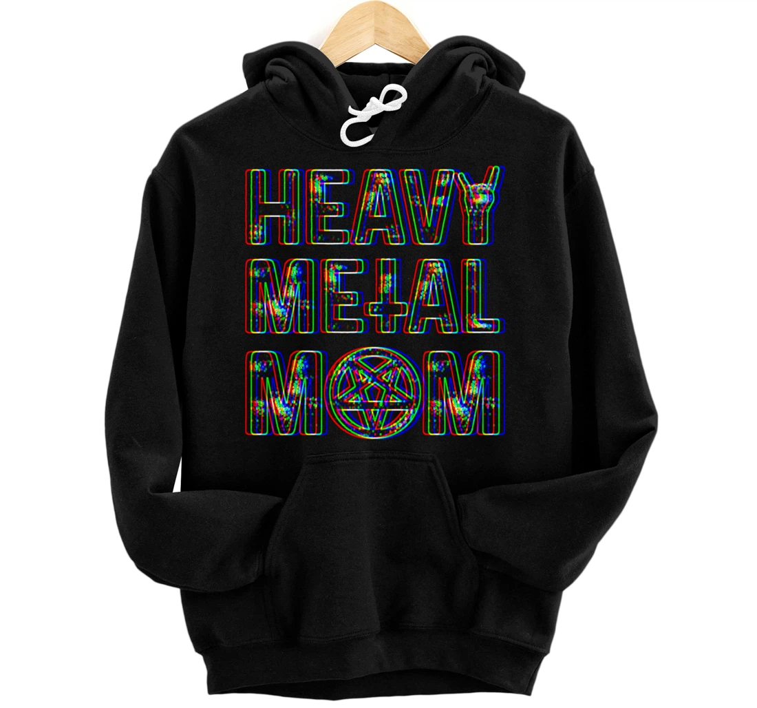 Heavy Metal Mom Ultra Vintage Pullover Hoodie