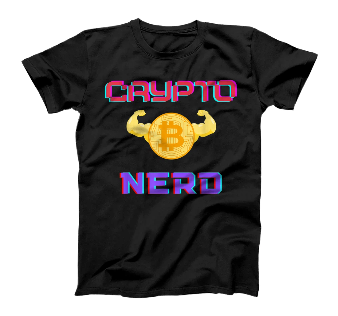 Personalized Crypto NERD - cryptocurrency - Funny - BITCOIN - T-Shirt, Kid T-Shirt and Women T-Shirt