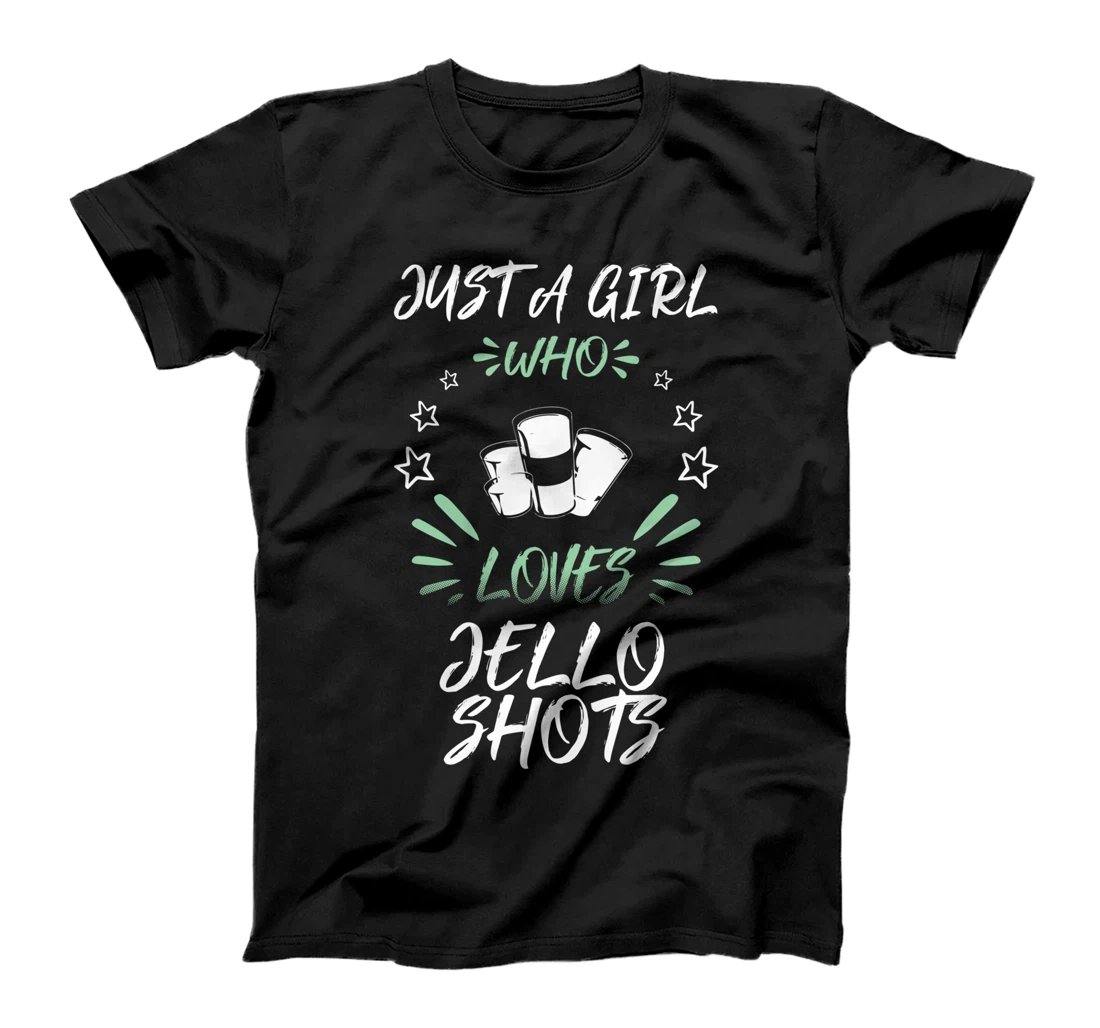 Personalized Just A Girl Who Loves Jello Shots T-Shirt