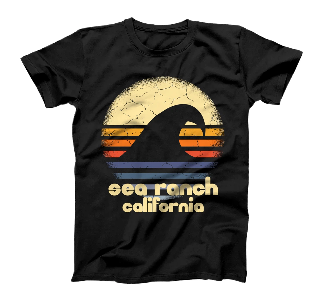 Personalized I Love Sea Ranch California Beach Ocean Wave CA T-Shirt