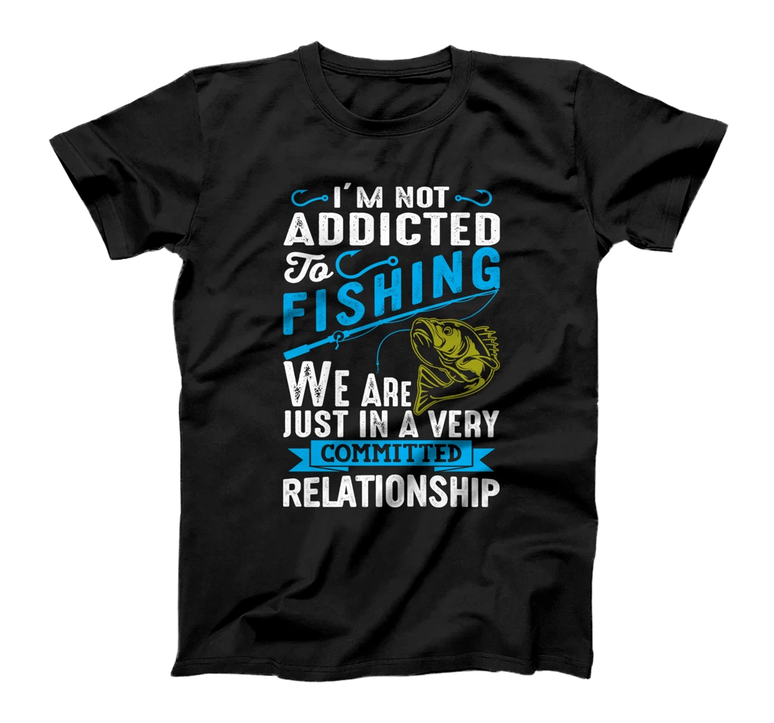 Personalized Addicted to fishing - fish tee for fishermen T-Shirt