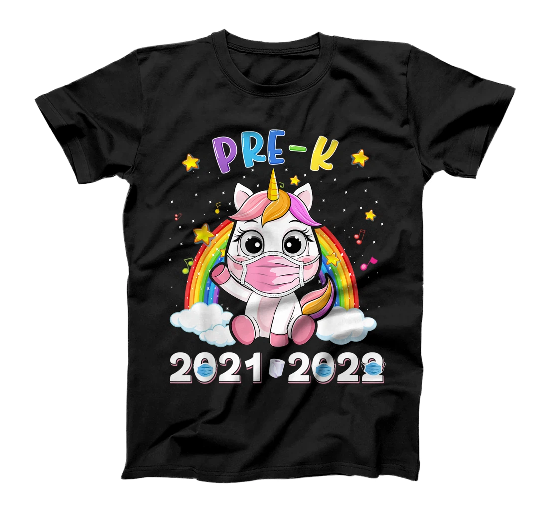 Personalized Pre-K 2021-2022 Unicorn Mask Back To School Magical T-Shirt, Kid T-Shirt and Women T-Shirt