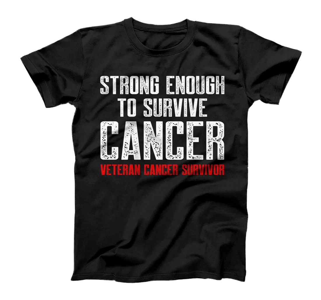 Personalized Veteran Cancer Survivor Warrior Military T-Shirt