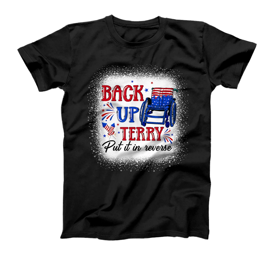 Personalized Back Up Terry Put It In Reverse 4th Of July American Flag T-Shirt, Women T-Shirt