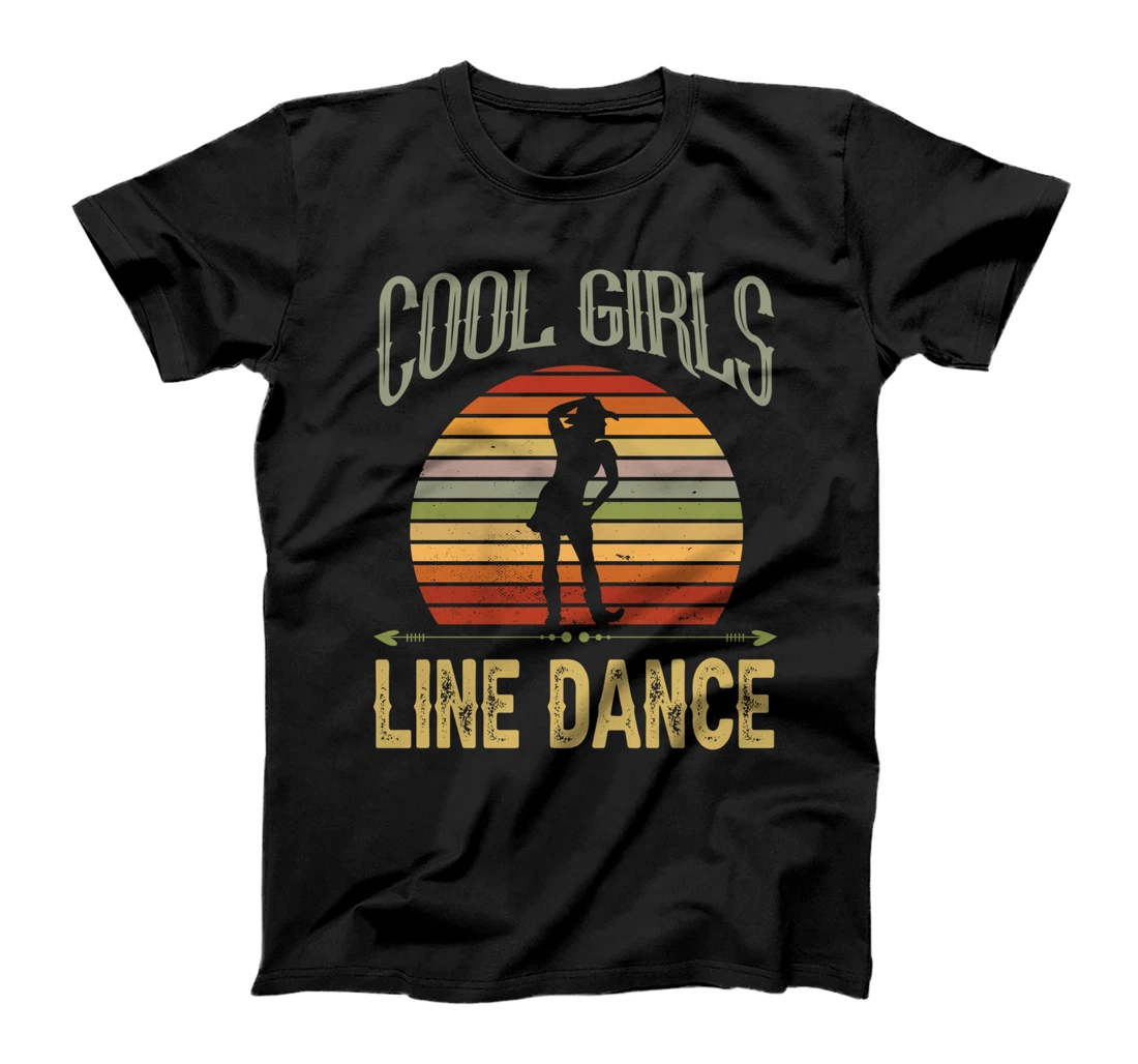 Personalized Line Dancing Shirt Funny Cool Girls Country Line Dancer T-Shirt