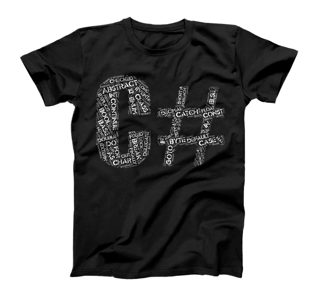 Personalized C# Keywords T-Shirt, Kid T-Shirt and Women T-Shirt