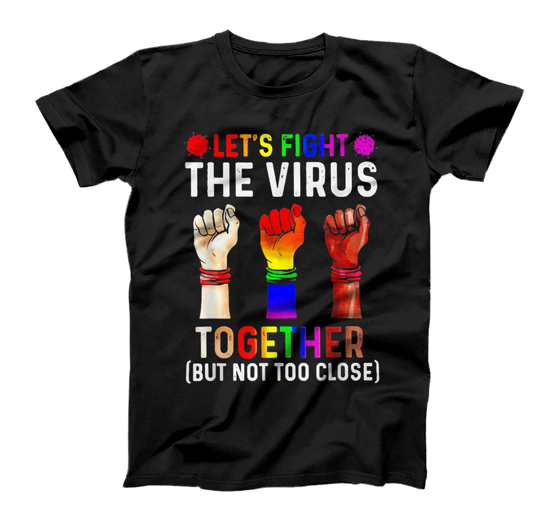 Personalized Let's Fight The Virus Together T-Shirt, Women T-Shirt