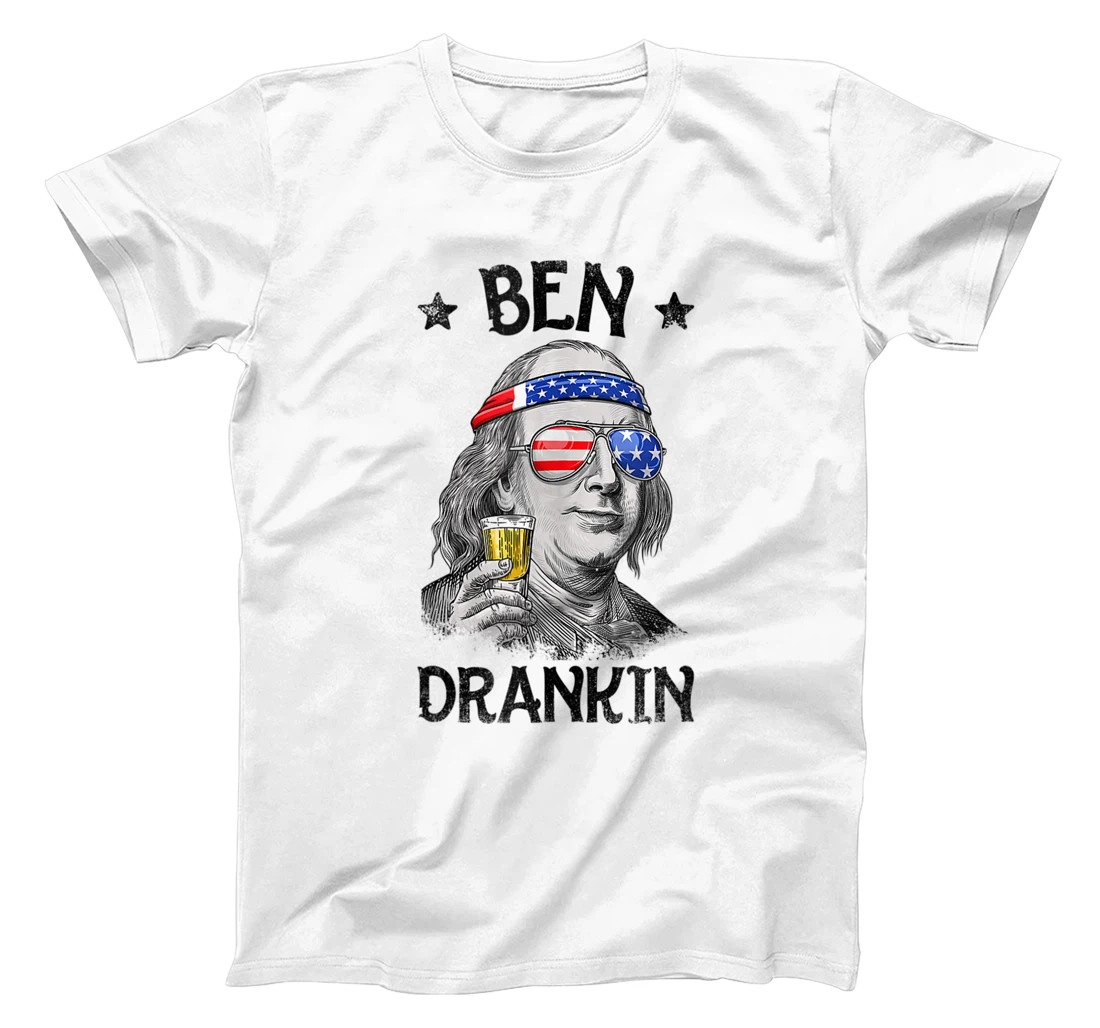 Personalized Ben Drankin 4th of July Funny Mens Women's Patriotic Shirt T-Shirt, Women T-Shirt
