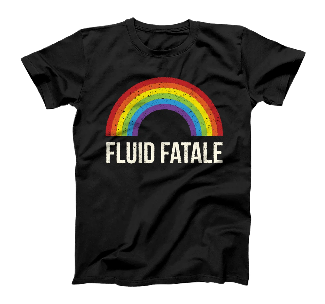 Personalized Fluid Fatale LGBTQ Pride Month Pride LGBT Community T-Shirt