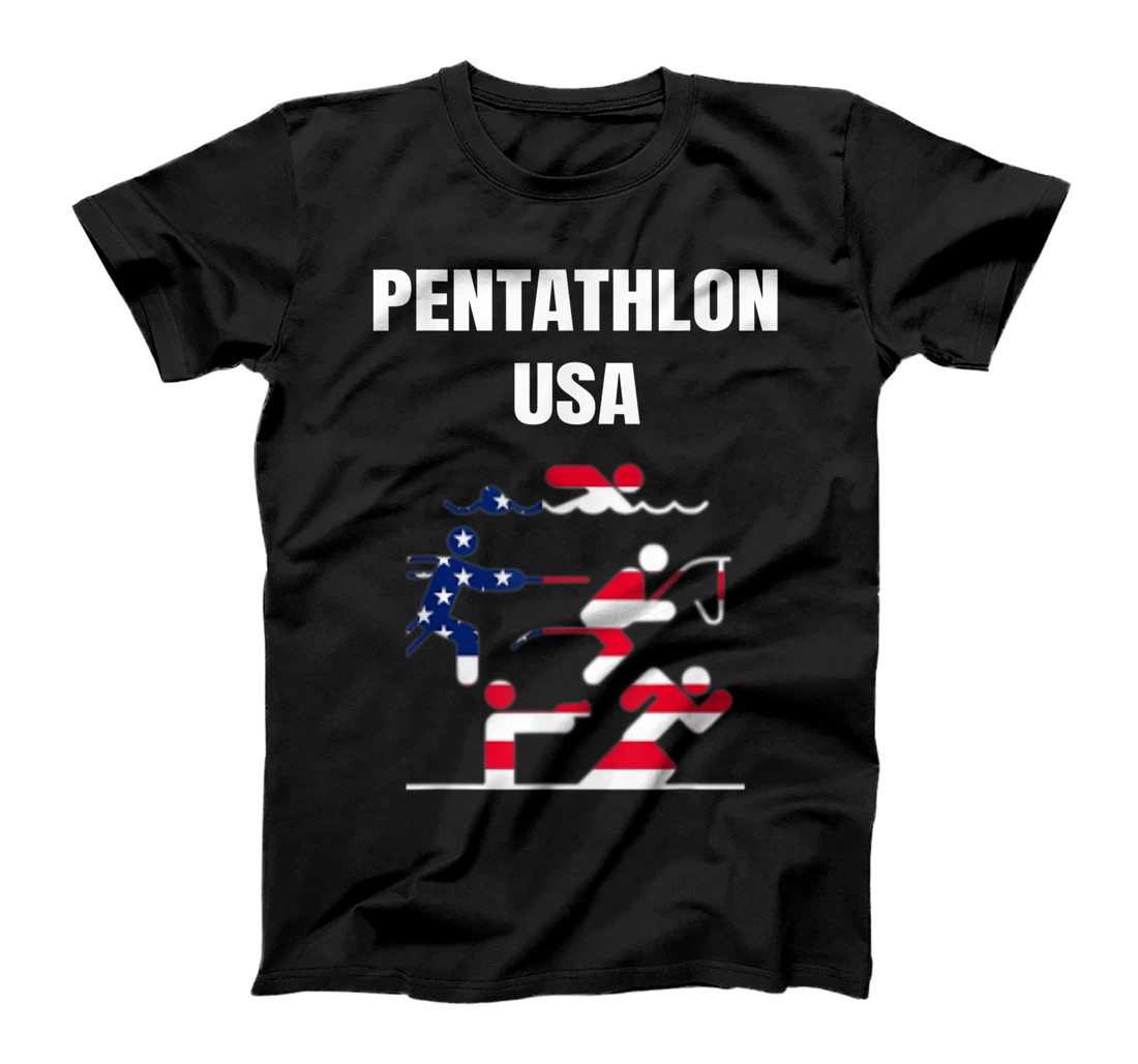 Personalized Pentathlon USA 2021 Flag Shirt Tokyo 2021 Vintage Tee Cool T-Shirt, Kid T-Shirt and Women T-Shirt