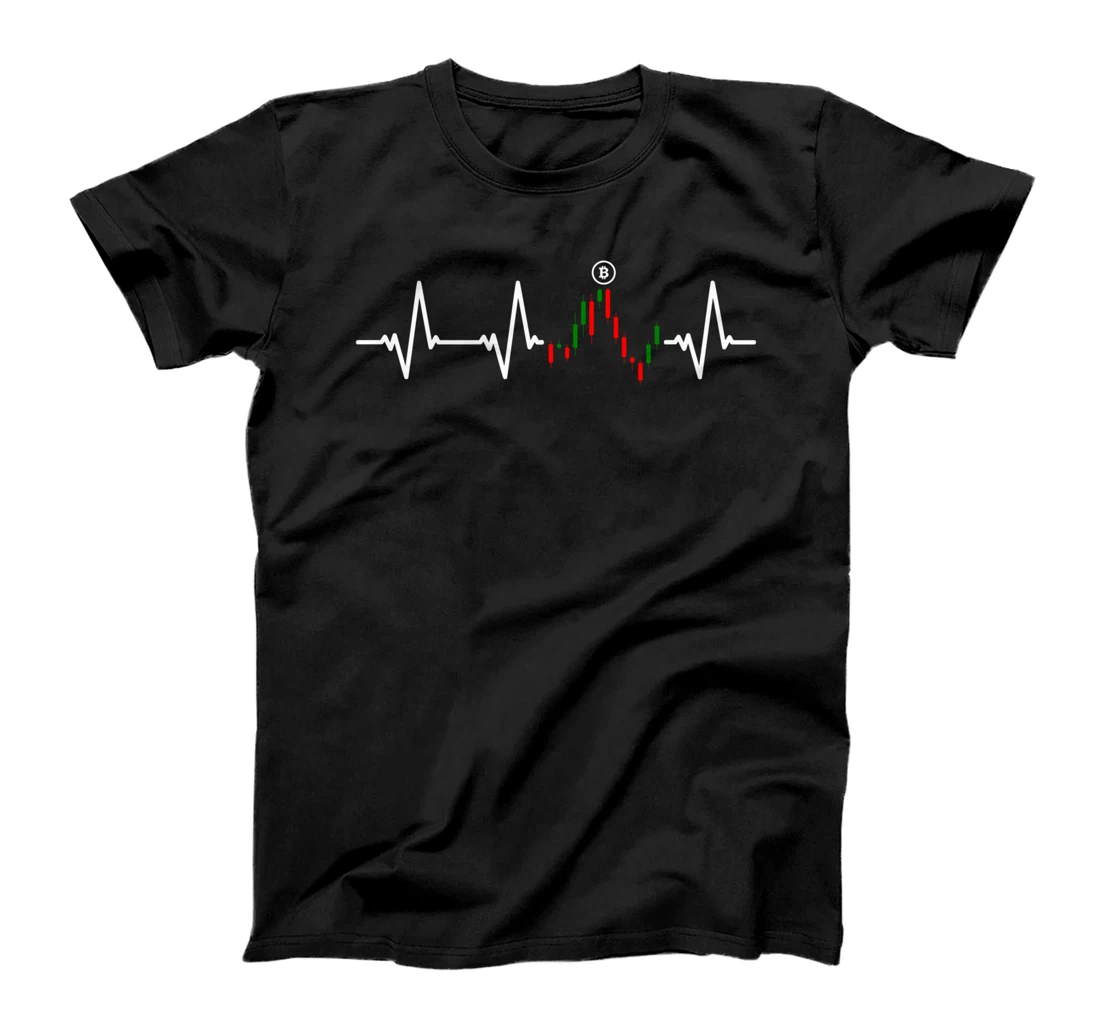 Bitcoin Heartbeat | Crypto Gift T-Shirt