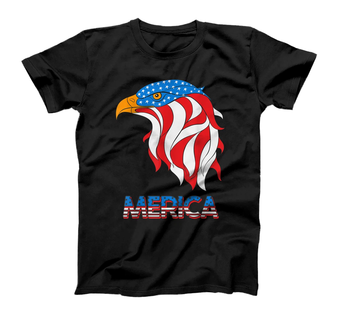 Eagle Merica USA Flag 4th Of July Independence Day T-Shirt, Kid T-Shirt and Women T-Shirt