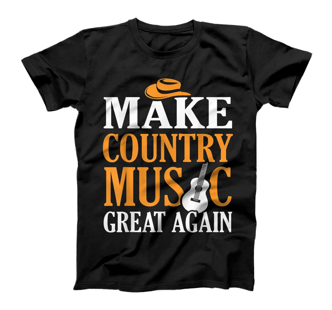 Personalized Make Country Music Great Again Funny Graphic T-Shirt, Kid T-Shirt and Women T-Shirt