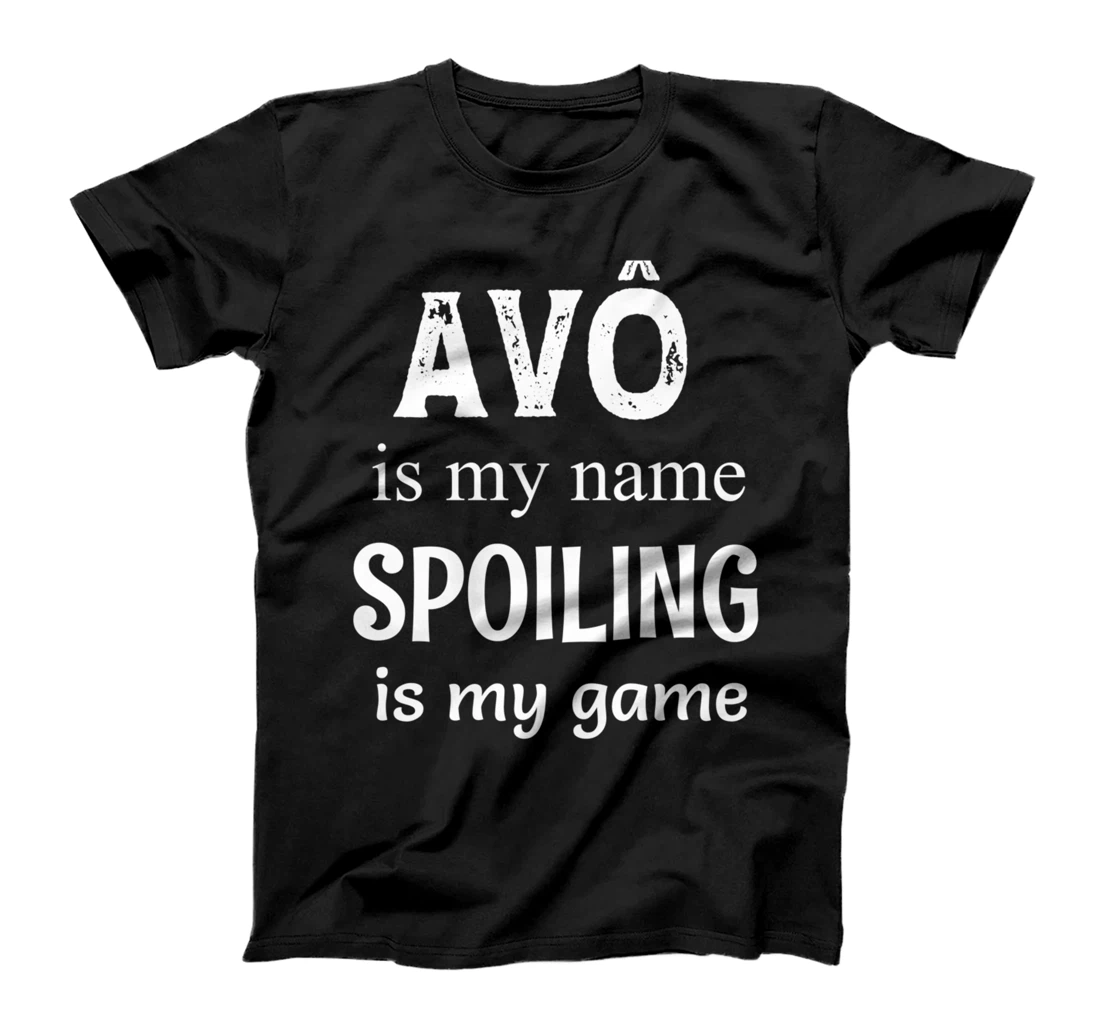 Personalized Avô Is My Name Portuguese Brazilian Grandpa T-Shirt