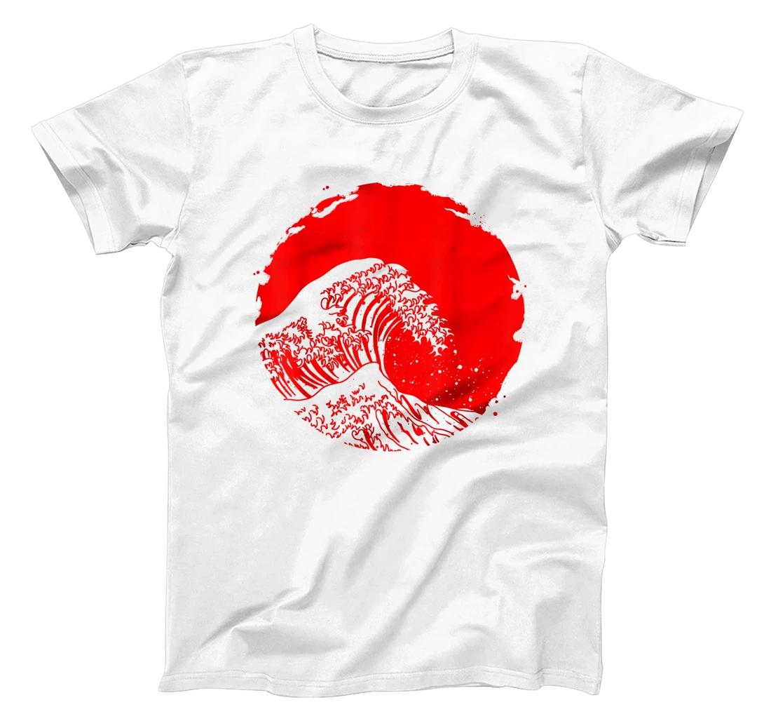 Japanese art the big wave logo design gift T-Shirt, Women T-Shirt