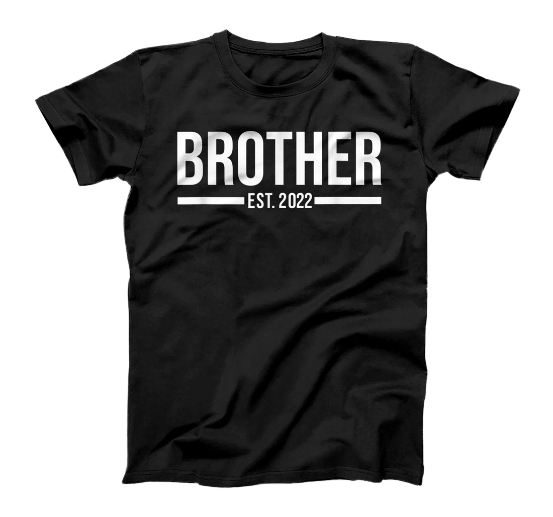 Brother Est. 2022 First-Time Brother New Baby Family T-Shirt, Kid T-Shirt