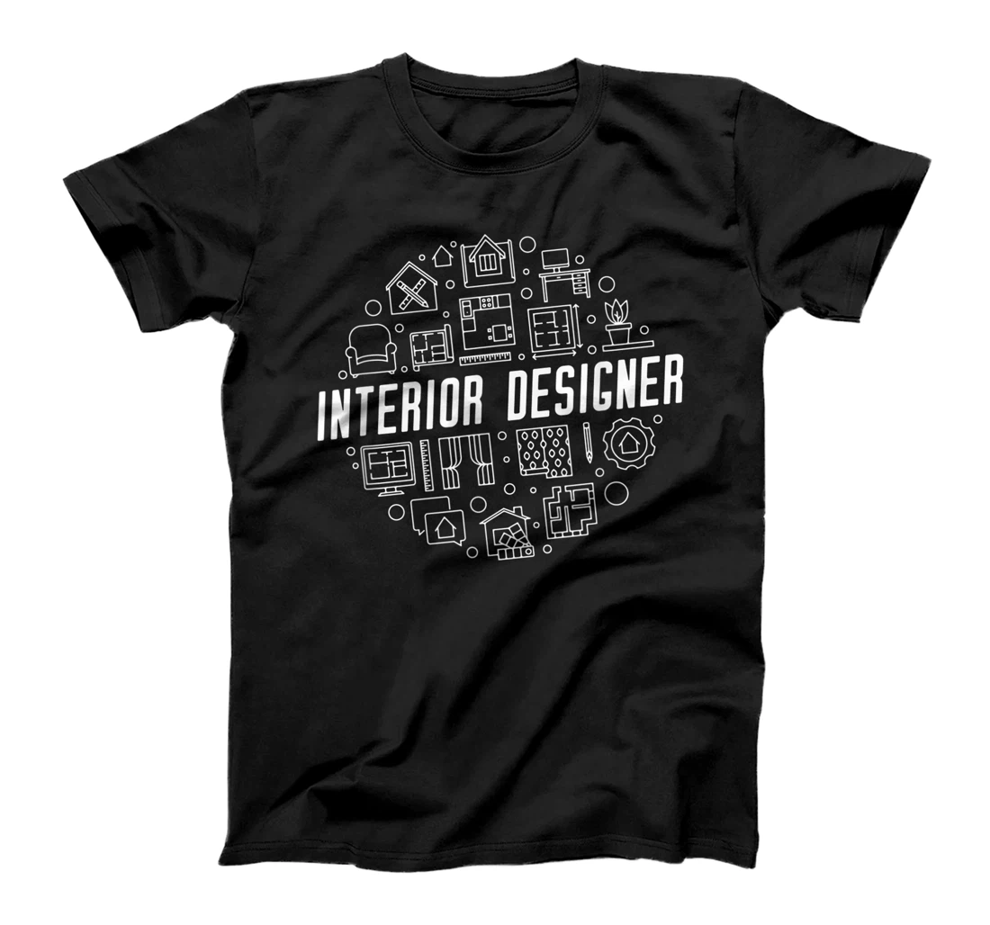 Interior Designer Round Design T-Shirt, Kid T-Shirt and Women T-Shirt