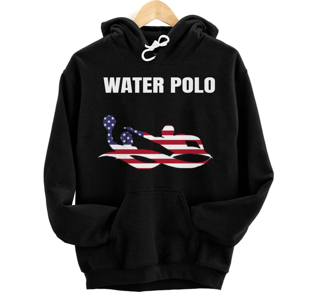 Personalized Water Polo USA 2021 Flag Tokyo 2021 Tee Vintage Graphic Pullover Hoodie