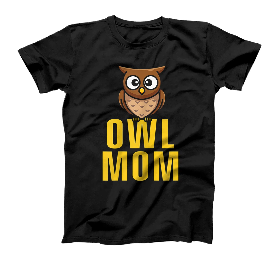 Womens Mother Owl Mom Cute Eagle Bird Mommy Owl Lover Owner Cool T-Shirt, Kid T-Shirt and Women T-Shirt