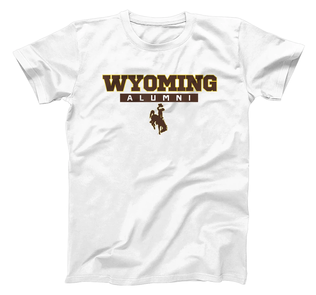 Womens Wyoming Cowboys Apparel Alumni Bold Box T-Shirt, Women T-Shirt