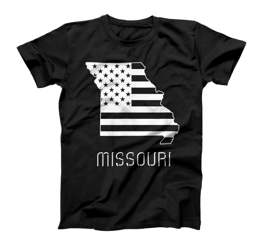 Patriotic USA Flag Themed Show Me State Souvenir Missouri T-Shirt, Kid T-Shirt and Women T-Shirt