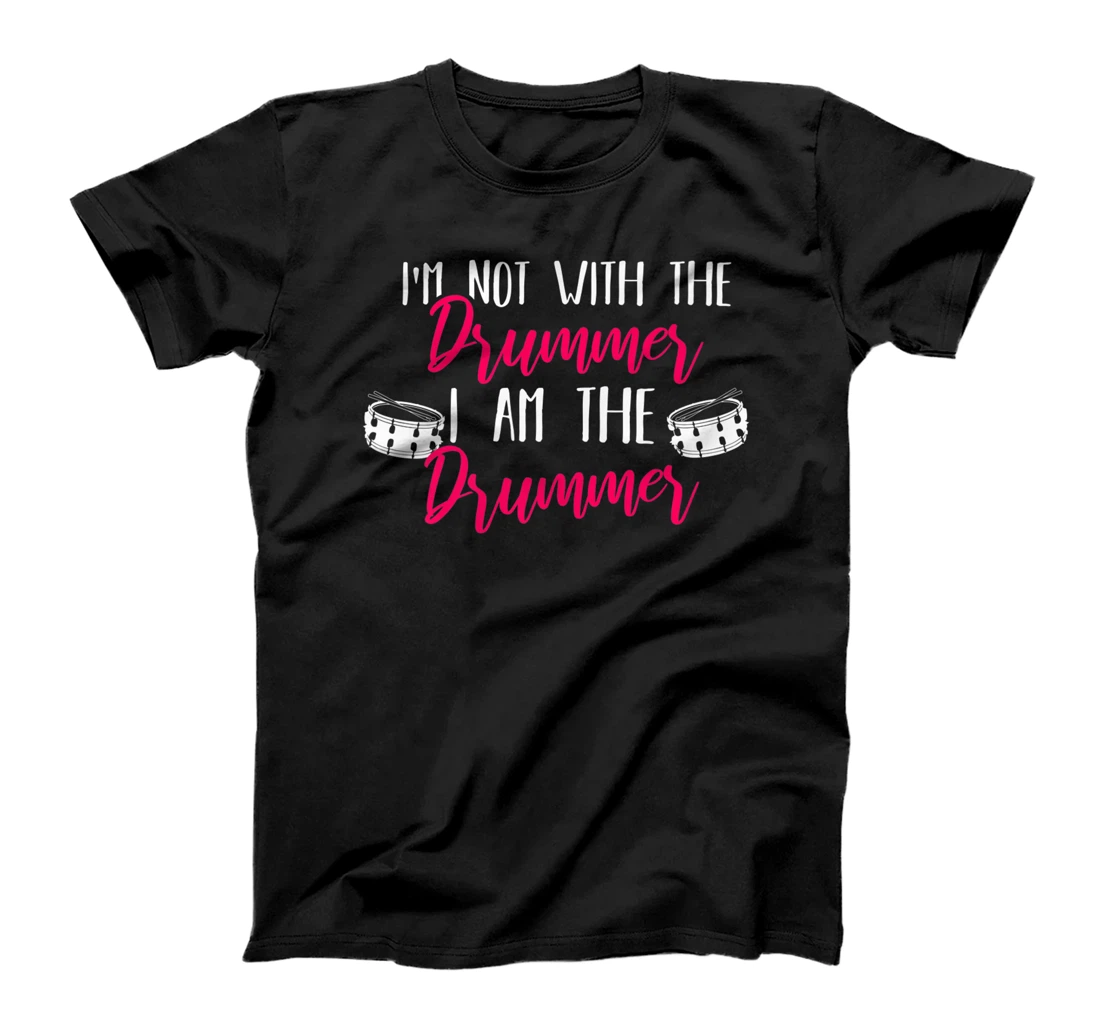 Womens Drummer Gift Drumming T-Shirt, Women T-Shirt