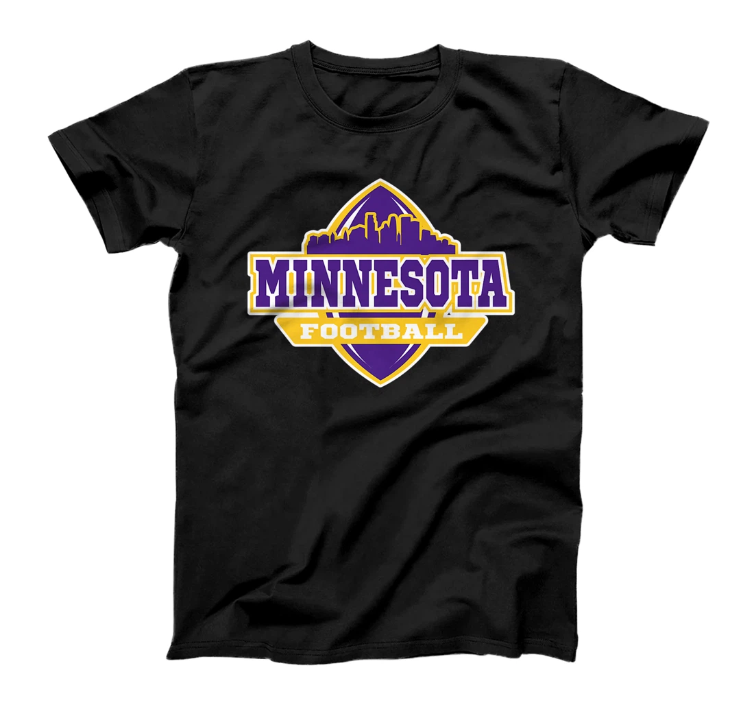 Minnesota Football Classic City Skyline Sports Fan T-Shirt, Kid T-Shirt and Women T-Shirt