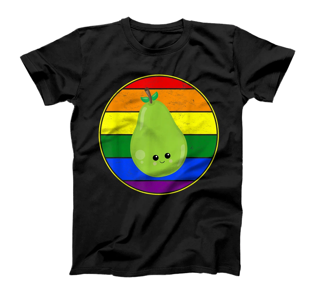 Gay Fruit Pear Lover LGBTQ Pride Stuff Teens Cute Rainbow T-Shirt, Kid T-Shirt and Women T-Shirt