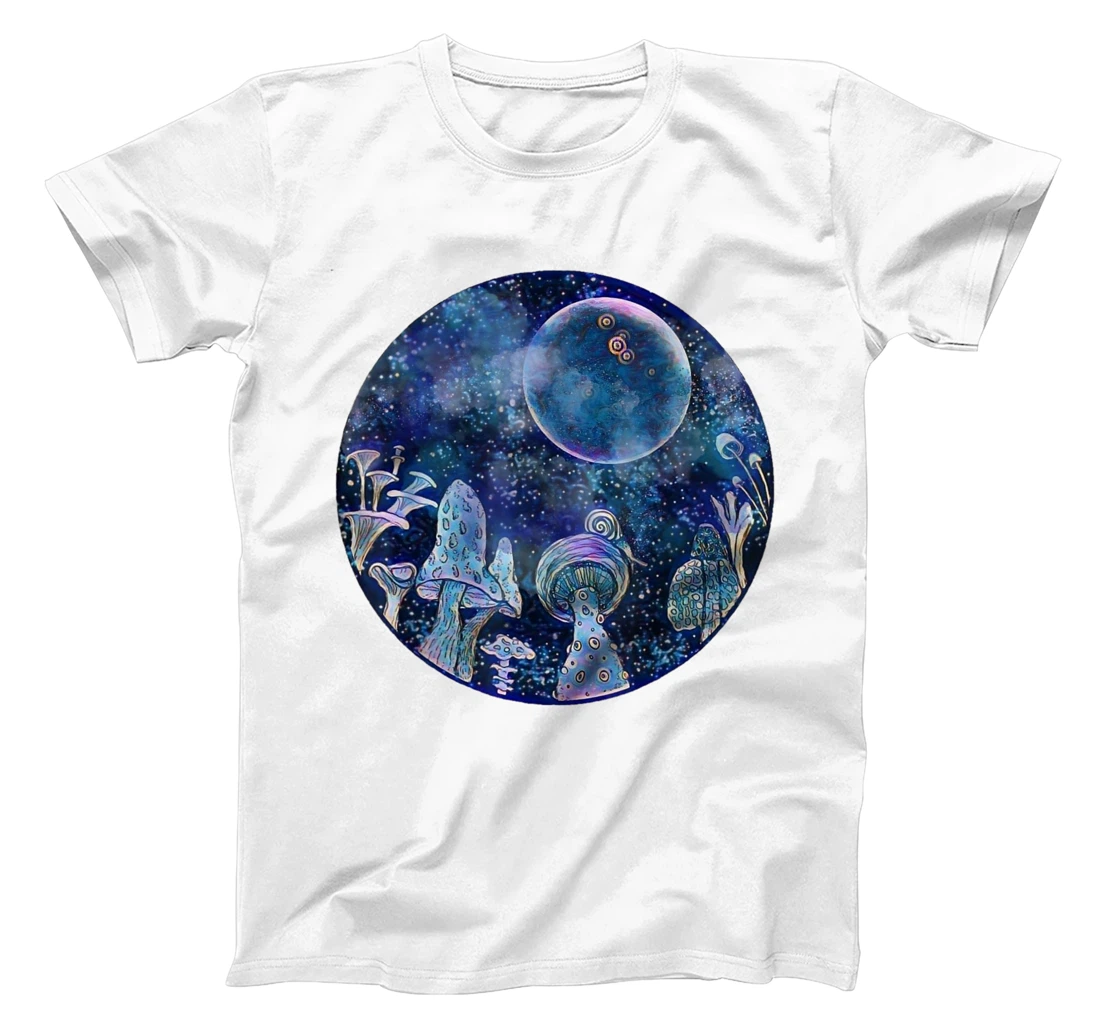 Personalized Moon and Mushrooms T-Shirt, Kid T-Shirt and Women T-Shirt