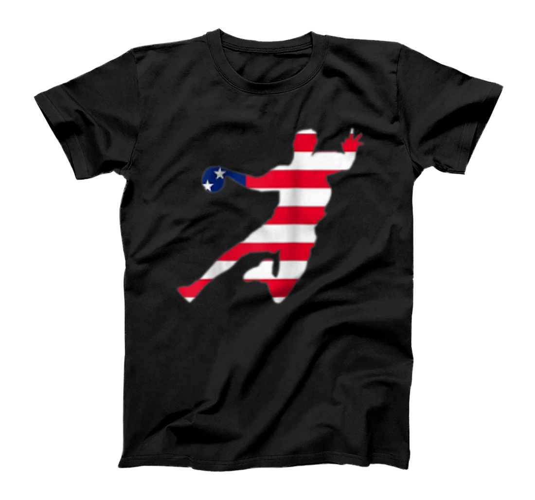 Handball USA 2021 Flag Shirt Tokyo 2021 Vintage Graphic Tee T-Shirt, Women T-Shirt