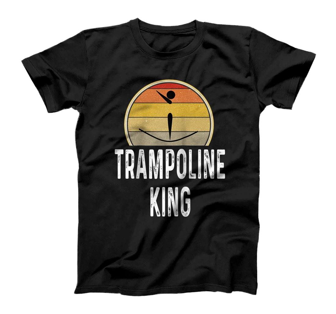 Funny Trampoline King Retro Trampolining Gymnastics Sport T-Shirt, Women T-Shirt