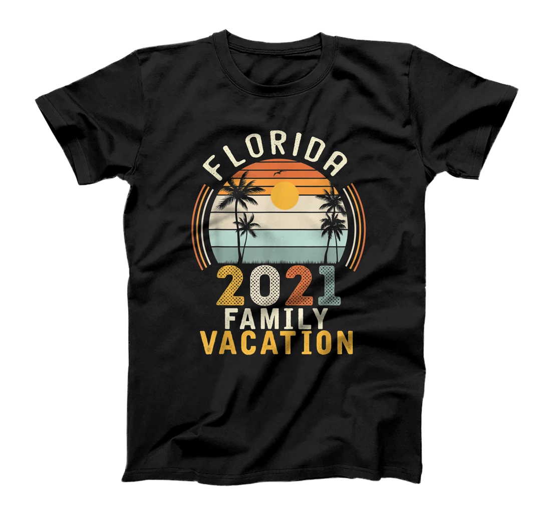 Personalized Matching Family Vacation Family Trip 2021 Florida T-Shirt, Kid T-Shirt and Women T-Shirt