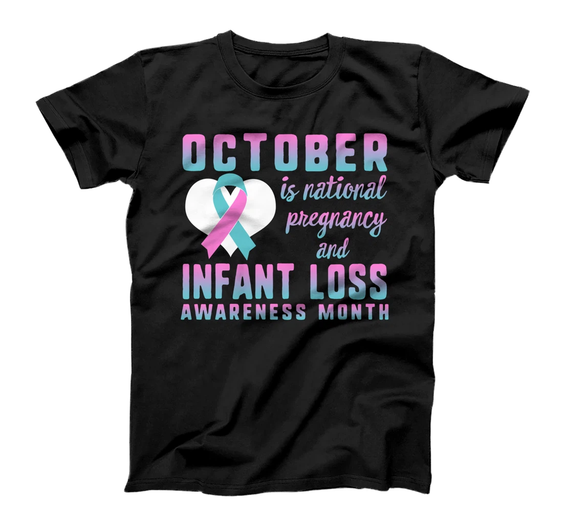 Personalized October Is National Pregnancy Infant Loss Awareness Month T-Shirt